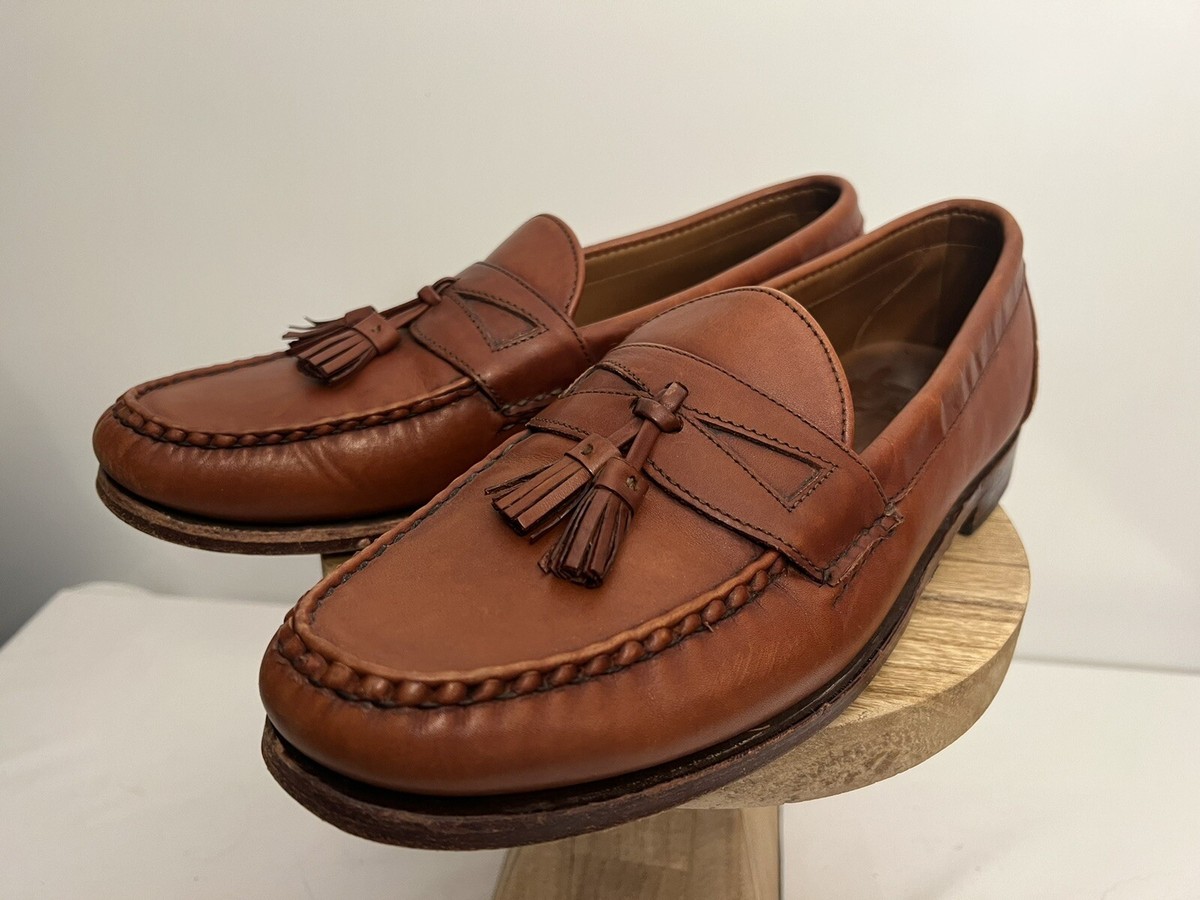 Allen Edmonds Tassel Loafers Chestnut Brown Men display picture 3