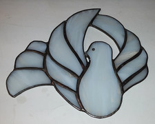 Stained Glass Dove Window Hanging
