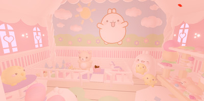  Adopt pets with me Preppy Pastel Queen Bear House Home 
