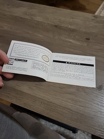 Red Alarm Virtual Boy Manual Only ~ Instruction Booklet