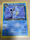 Dark Blastoise 1st Edition Non-Holo LP Rare Pokemon Vintage Card WOTC