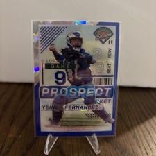 2024 Panini Prospect Edition Yeiner Fernandez Blue Holo #’d /299