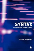 An Introduction To Syntax Fundamentals Of Syntactic Analysis Edith A. Moravcsik