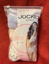 1 pack  .JOCKEY ELANCE BREATHE COMFORT HIPSTERS PANTIES SIZE 10/3XL, WOMENS.