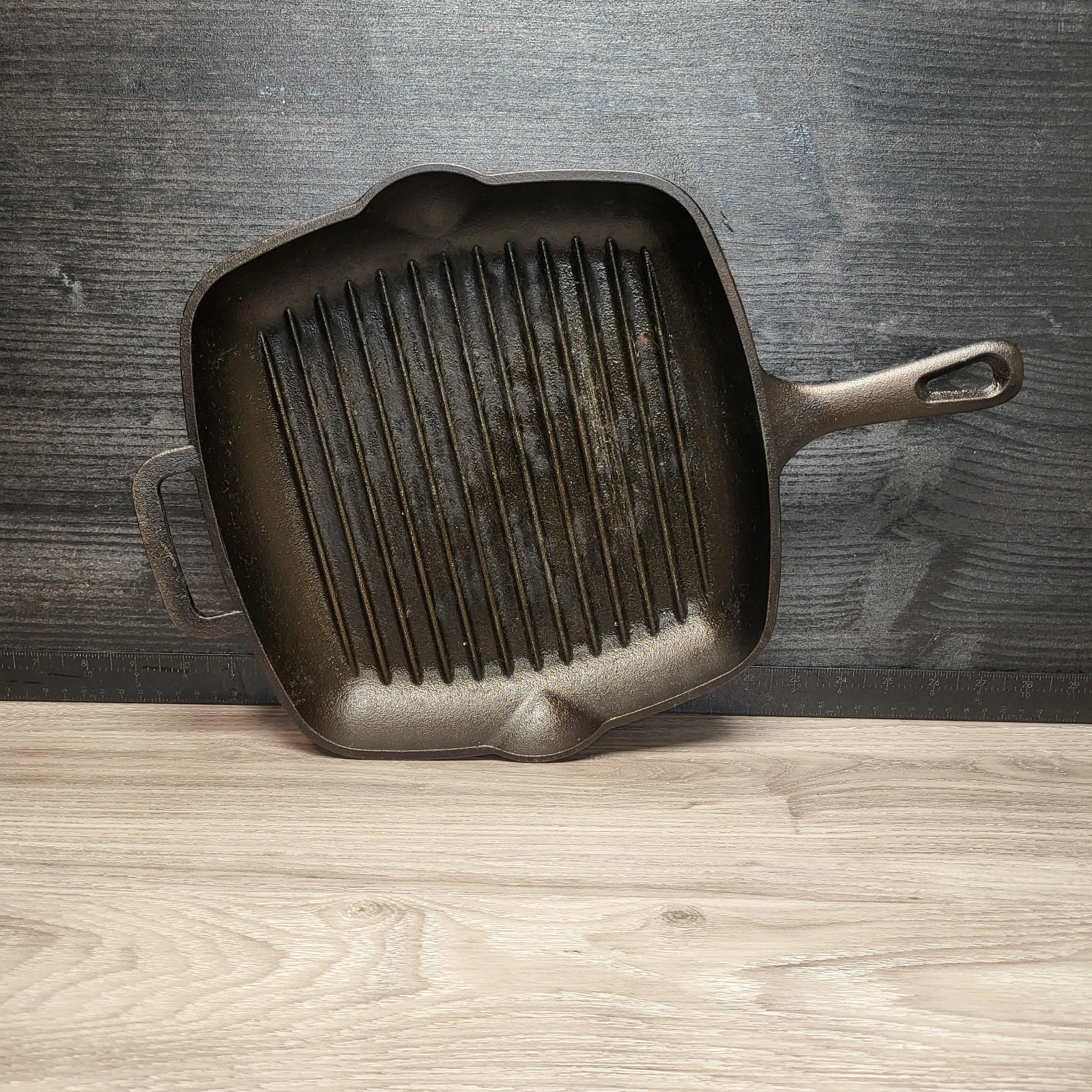 Mainstays Cast Iron Griddle Skillet Frying Camping Cookware #8