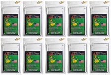 10 Pro Mold 1/4" 4-Screw Recessed Screwdown Regular Trading Card Holder 3x5 PC11