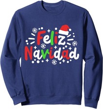 Feliz Navidad Matching Family Christmas Unisex Crewneck Sweatshirt