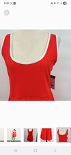 Prince Pickleball Dress Size Large Sleeveless Athletic Power Red Activewear NEW