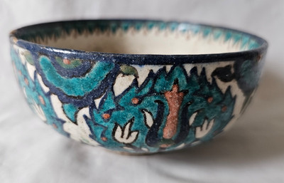 ANTIKE PALÄSTINENSISCHE JERUSALEM IZNIK TYP FUSSSCHALE (A)