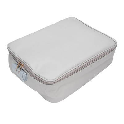 Document Storage Box With Lock Portable Travel Important Documents Certificates