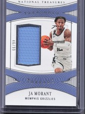 2022-23 Panini National Treasures #TD-GMJ Ja Morant Treasured Threads #/99