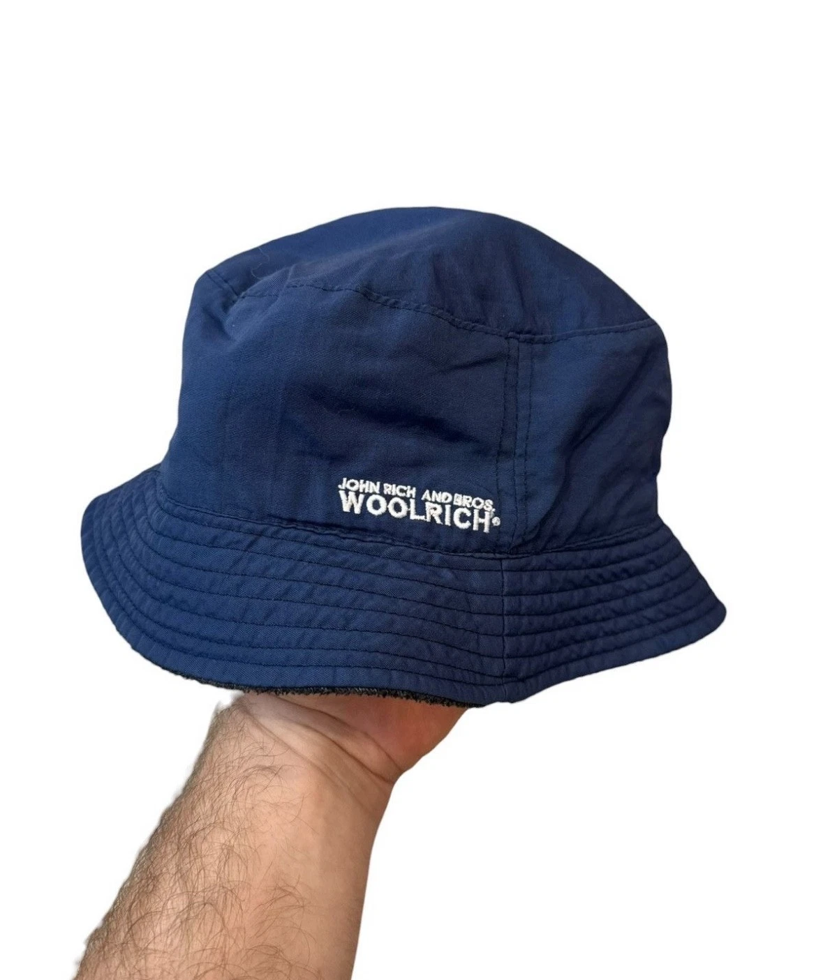 Woolrich Navy Bucket Hat Cap