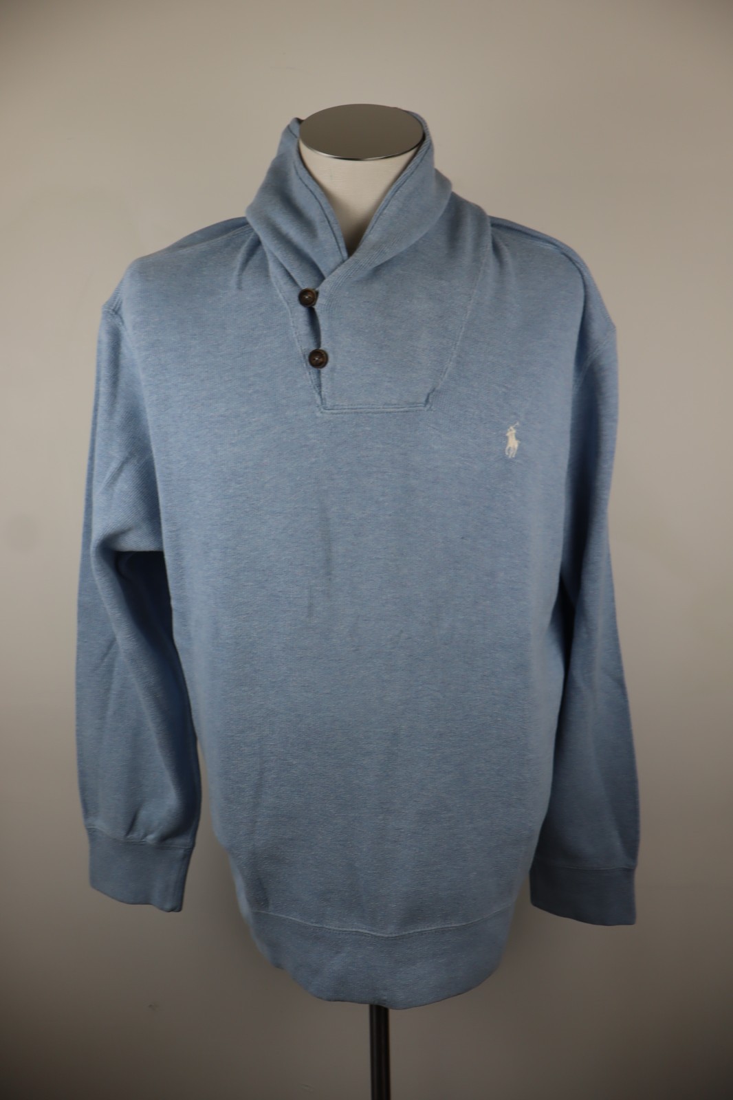 POLO RALPH LAUREN SWEATSHIRT JERSEY MEN SIZE L MAN SWEATSHIRT VINTAGE CASUAL COTTON