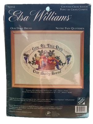 Elsa Williams Give Us This Day Our Daily Bread Counted Cross Stitch Kit Fruit 