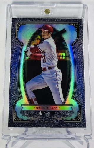 Shohei Ohtani RARE REFRACTOR INVESTMENT CARD TOPPS ANGELS ROOKIE OF THE YEAR