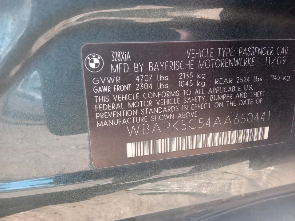 Used Alternator fits: 2010 Bmw 328I 150 amp Grade A Foto 3 de 4