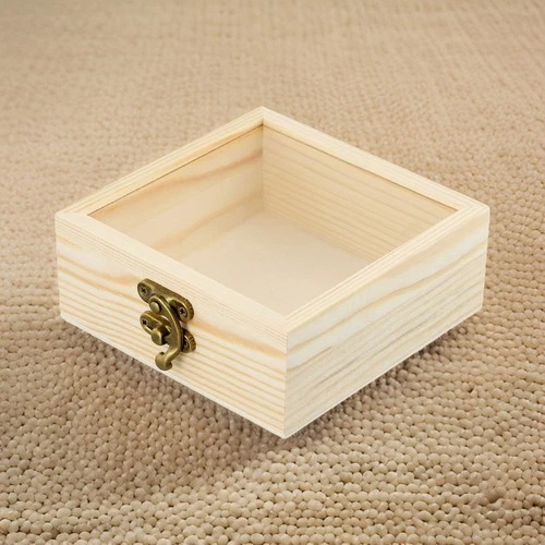 Beautiful New Pale Wood Finished Wedding Baptism Wooden Box S/M/L/XL