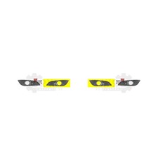 Lüftungsgitter Stoßfänger Set links rechts vorne für Opel Astra H Caravan