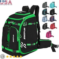 Ski Boot Backpack Waterproof Durable W/ Drain Holes  Extra Waistband Pockets US
