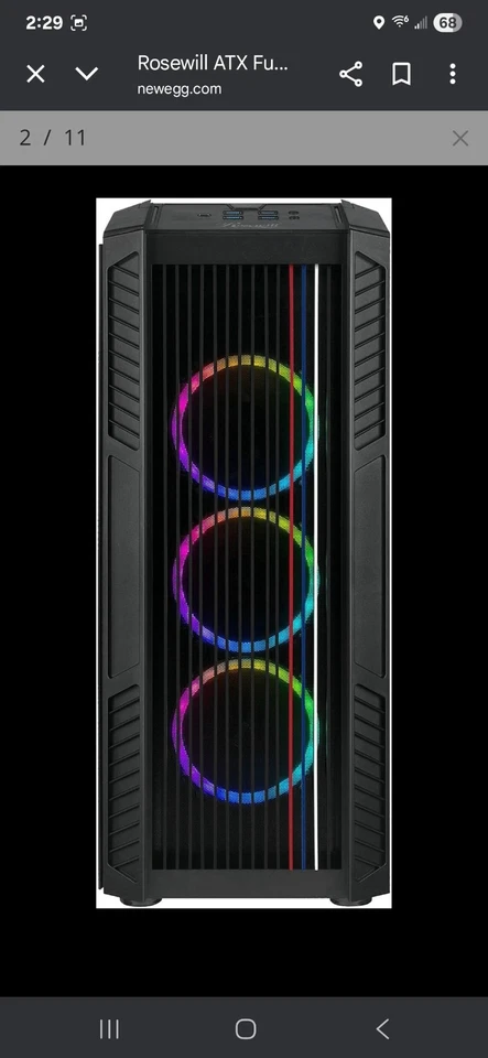 Rosewill Nighthawk Z Full Size Computer Case - Image 3 of 4