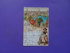 PK - Chocolat Suchard Litho Braunschweig Löwensäule 1906