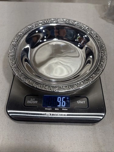 Vintage Reed and Barton Sterling Silver "Medici"Bonbon Bowl 6-1/4”(D)  X 96 Gr.