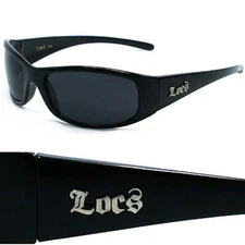 Locs Authentic Gangster Biker Motorcycle OG Style Wrap Around Sunglasses UV400