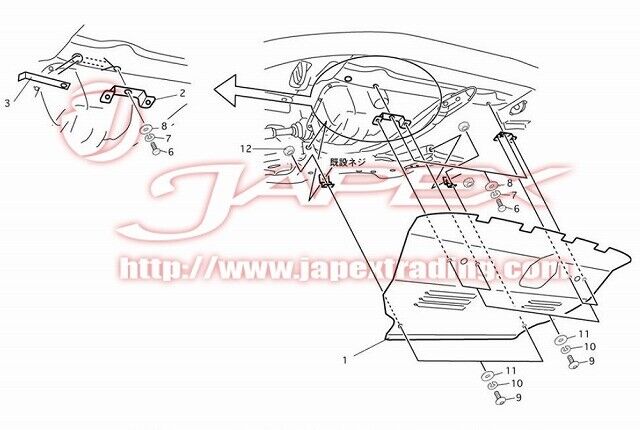 LAILE Beatrush Under Panel for TOYOTA CELICA ZZT231 1999/9 LAILE Beatrush Under Panel for TOYOTA CELICA ZZT231 1999/9