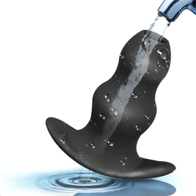 3 Size Safty Use Unisex Soft Silicone Hollow Enemator Anal Cleaner Douche Enema