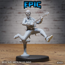 Undead Musician C by Epic Miniatures Monster RPG D D Pathfinder 3D Print