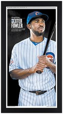 2016 Chicago Cubs Dexter Fowler  Commemorative Newspaper Reprint Framed! 10/30