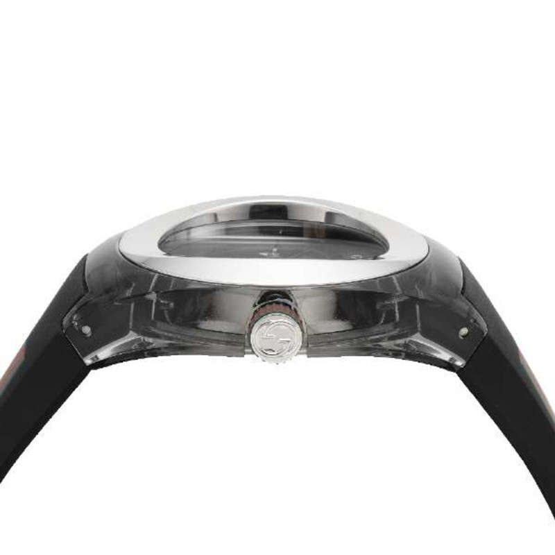 Gucci YA137116 Sync Quartz Rubber Men's Watch New + Box & Paper's