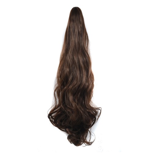 Ponytail Wig Claw Clip Long Wavy High Pony Tail Hair Multiple Color - Picture 20 of 31