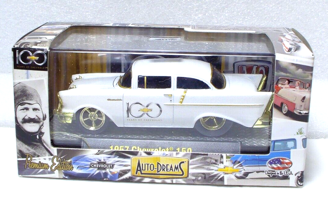 M2 Machines Gold Chase 100 Years 1957 Chevrolet 150 1:64 Diecast