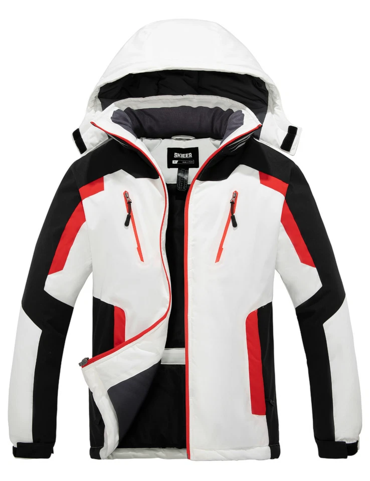 Chaqueta de esquí para hombre Skieer impermeable abrigo de invierno a prueba de viento chaquetas de snowboard Foto 2 de 4