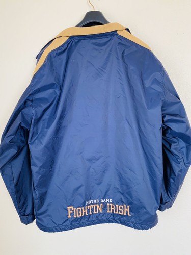 Notre Dame Jacket Men's XL Blue Gold Fightin' Irish NCAA Full Zip Red Oak - Picture 8 of 9