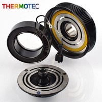 Thermotec KTT040091 Magnetkupplung Klimakompressor 128 Mm 6PK FüR Hyundai Santa