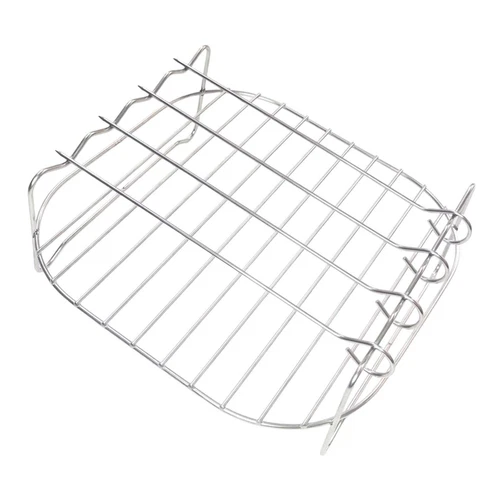 Grillrost für Heißluftfritteuse, doppelschichtiger Grillrost, universelles - Bild 4 von 8
