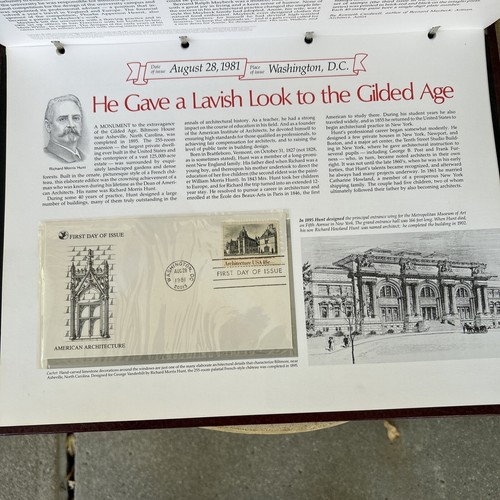 First Day Cover Collection Stamps Pages with Binder Vol. 1 & 2 75 Stamp - Picture 5 of 12