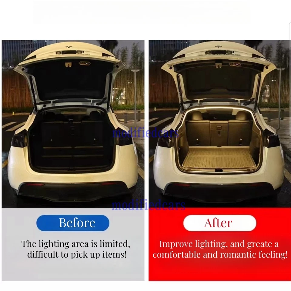 Car Trunk LED Light Strip Ambient Lamp for Lexus NX NX250 NX300 NX350 NX450h+ - Image 2 of 4