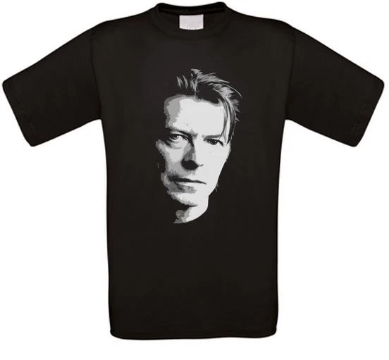 T-Shirt Bowie Légende De La Musique Toutes Tailles NEUF - Photo 1/1