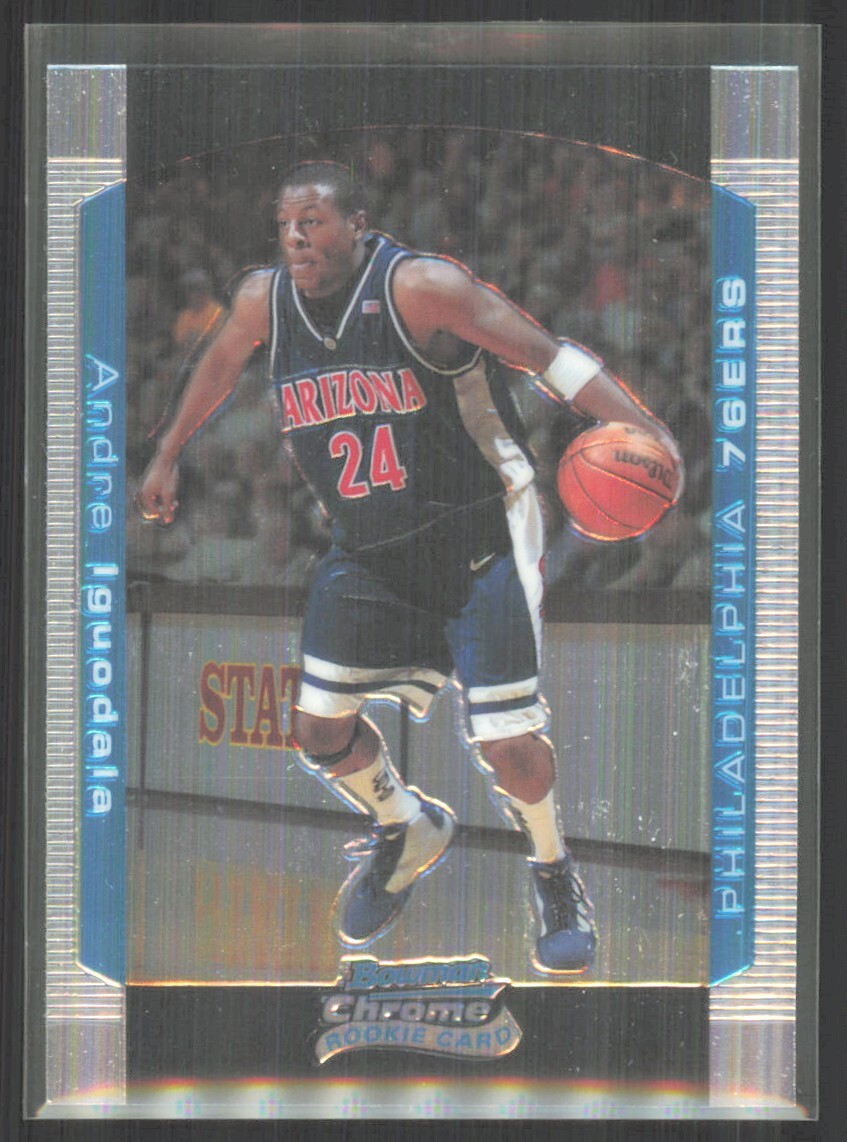 2004-05 Bowman Chrome Andre Iguodala Rookie Philadelphia 76ers #146