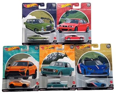 Hot Wheels Car Culture AutoStrasse Die Cast Car Set of 5, Lamborghini Urus #3/5+