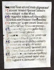 Medieval Book of Hours Page - Manuscript on Parchment - 1480 ca.