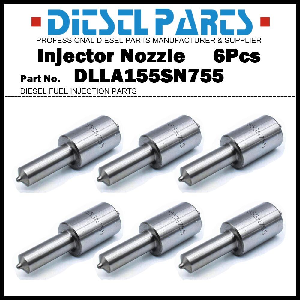 6x Diesel Injector Nozzle Tip DLLA155SN755 for MITSUBISHI