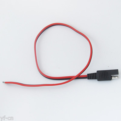 5pcs 50cm/0.5M SAE DC Power Automotive DIY Cable 18AWG Wire Red + Black