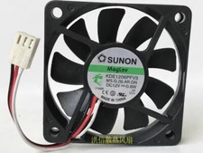 SUNON 6010 KDE1206PFV3 DC12V 0.8W 60 10 3-Pin Silent Cooling Fan