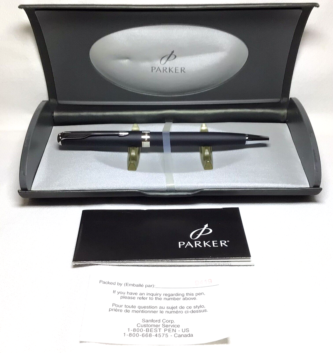 Parker Sonnet B/P Matte Black With Chrome Trim New in Box Product Parker  #49797 - Main Image