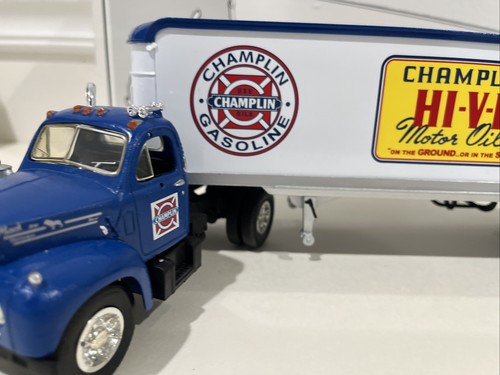 First Gear 1:34 1960 modello B-61 Mack rimorchio trattore 19-1643 Champlin HI-VI - Foto 4 di 20