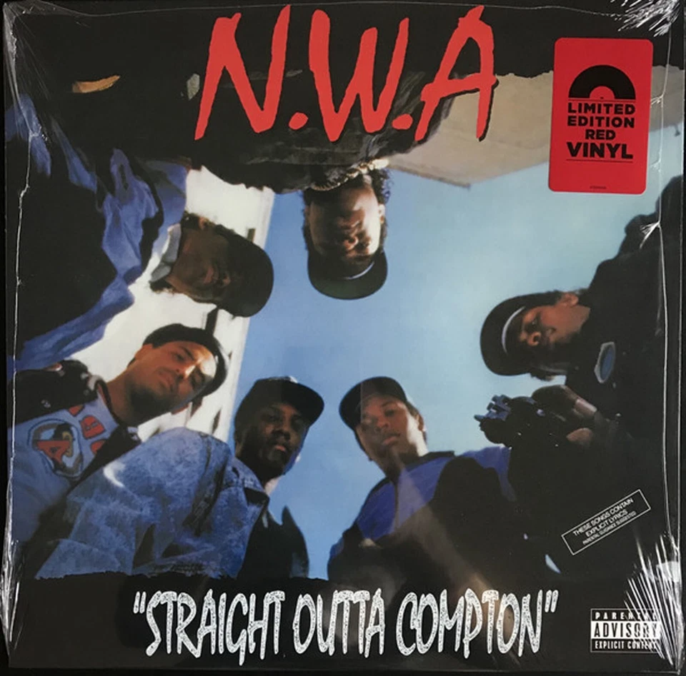 NWA LP Straight Outta Compton RED VINYL Limited Edition Remastered N.W.A. SEALE - Image 2 of 4